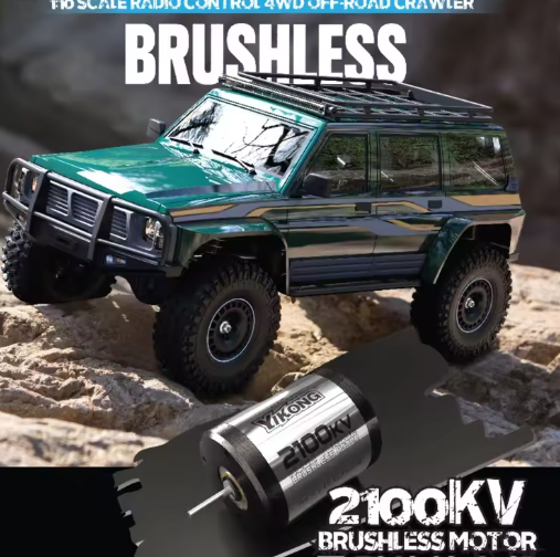 Patrol 1:10 Scale RC Remote Control Brushless 4WD Differential Lock Climbing Car Off-road Vehicle